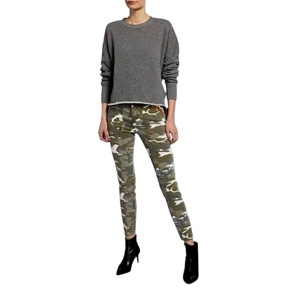 Etienne Marcel Camo Jeans Size 25 - Picture 2 of 13